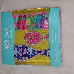 New Wet Brush + Goody Rainbow Fantasy Kit Accessory Detangling Bundle